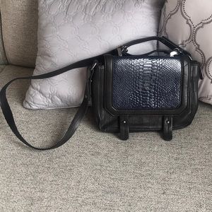 Genuine leather crossbody bag